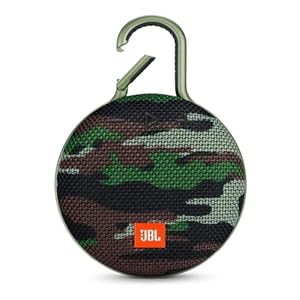 JBL Clip 3, Camouflage - Waterproof, Durable & Portable Bluetooth Speaker - Up to 10 Hours of Play - Includes Noise-Cancelling Speakerphone & Wireless Streaming