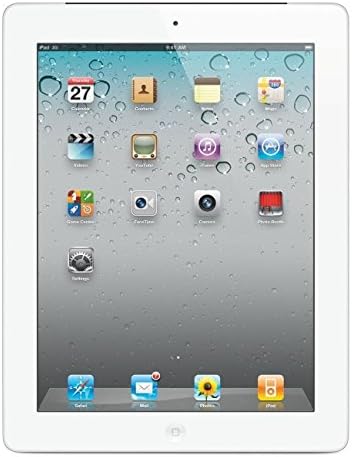 Apple iPad 2 MC980LL/A – 32GB – 2nd Generation (White) – Tablet with Skin (Renewed)