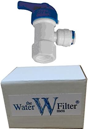 The Water Filter Men Reverse Osmosis Pressure Tank Valve Pushfitting takes 1/4" lldpe tubing pipe