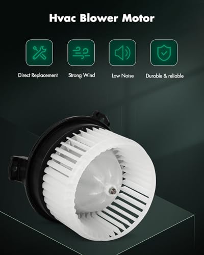 SCITOO 700325 Front HVAC Blower Motor with Fan Cage for Honda for Accord 2018 2019 2020 2021 2022,for Honda for Civic 2016 2017 2018 2019 2020 2021 - Thumbnail 2