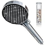 Magichome Duschkopf mit Filter in 25 Schichten, Hochdruck Handbrause 6 Strahlarten, Duschkopf Wassersparend mit Filtration Regendusche Druckerhöhend Sparduschkopf für Hartes Wasser, Rest-Chlor