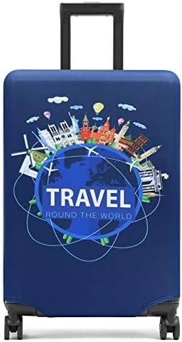 Suitcase Cover 18-32 Inch Bamboo Charcoal Fiber Luggage Cover Polyester Clear Travel Luggage Trolley Case Cover Protector