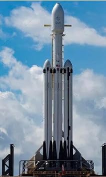 AYGITAL Space X Falcon Heavy Strongback 1/233 Diecast Rocket Model