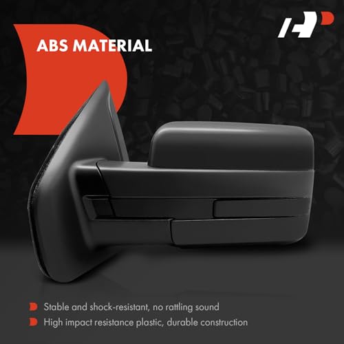A-Premium Driver Side Manual Door Mirror - Compatible with Ford F-150 F150 2011-2014 - Non-Heated Manual Folding Black Outside Rear View Mirror w/Blind Spot Detection - Replace# BL3Z17683AA by A-Premium - Used condition - Image 3