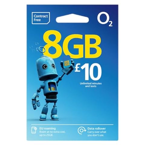 O2 Big Bundle SIM Card with Unlimited Texts and Minutes Cover