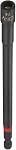 HARFINGTON Nut Driver Drill Bit 1/2 Inch Socket 1/4" Hex Shank 3" (65mm) Long Magnetic 6-Point Sockets Quick Change Phosphated CR-V Steel Bolt Setters for Power Drill Drivers, Black