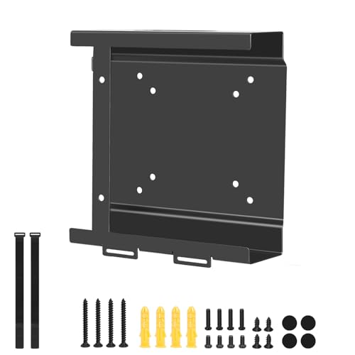 Mount for HP Mini PC Wall VESA and Under Desk Mount, Compatible with HP EliteDesk 800/805/705, HP Pro Mini 400/260, HP ProDesk 600/400/405, Desktop Mini PC Wall Mount Bracket for HP