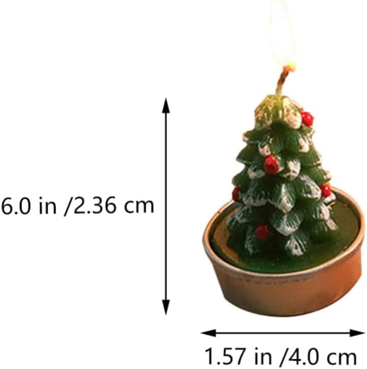 Xmas Vibe Candle 9pcs Paraffin Set for Christmas Decorative Display