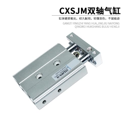 Vérin double compact CXSJM32-75 pneumatique guidé alésage 32mm - 4