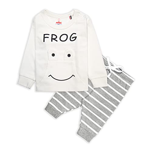 Real Basics Cotton Clothing Sets for Baby Boys & girls – Unisex Clothing sets Full Sleeve T-shirt & Pant
