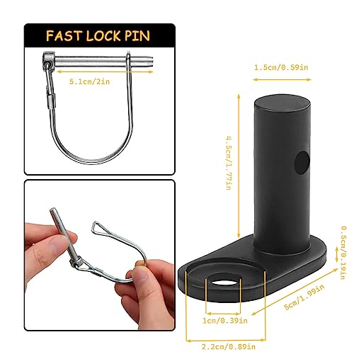 Fahrradanhänger Kupplung, Fahrrad Anhänger Koppler, Fahrrad Anhängevorrichtung, Anhängerkupplung Adapter Traktionskopf Tragbar Fahrradanhänger Für Kinderwagen Anhänger Kinderfahrrad (Rechter Winkel)