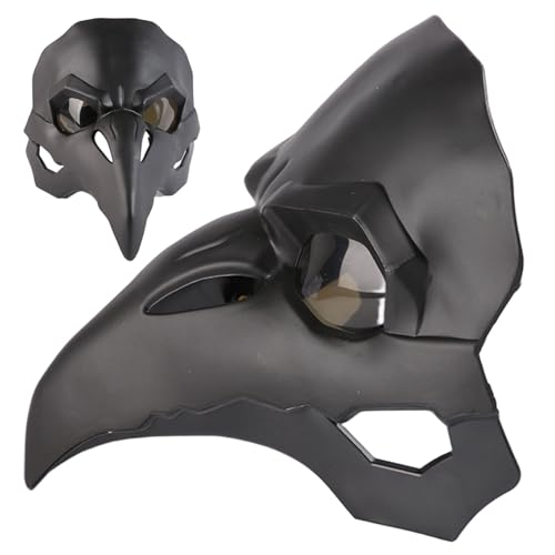 Masque de corbeau à bec long au style steampunk de docteur la peste pour anniversaire