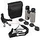 Bresser Fernglas Travel 8x42, 8X Vergrößerung, 42 mm Objektiv, BaK-4 Prismen, wasserdicht IPX7, Stickstofffüllung, Twist-up Augenmuscheln