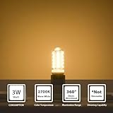 Eco.Luma G9 LED Bulbs Warm White 2700K, 3W Equivalent 40W-50W G9 Halogen, 500LM, No Flicker, Non-Dimmable, Energy Saving Light Bulbs, 5 Pack - Image 5