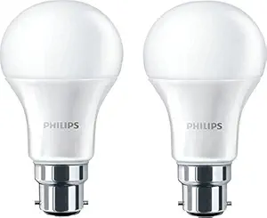 PHILIPS A60 Stellar Bright 14W B22 LED Bulb 1260lm, Warm White, Pack of 2