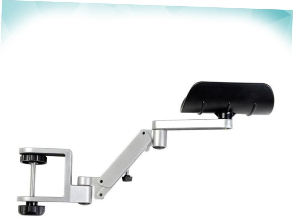 TEHAUX Computer Bracket Wrist Rest Aluminum Arm Support Ergonomic Design for Keyboard Mouse Pad