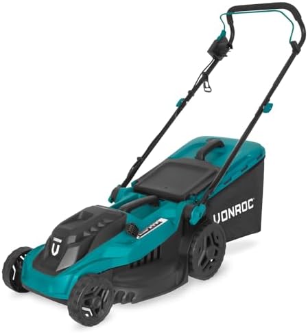 VONROC Grasmaaier - 1600W – 38 cm maaibreedte - Vijf instelbare m...