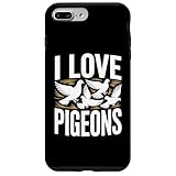 I Love Pigeons アーバンバードウォッチング レーシングファンシエ スマホケース iPhone 7 Plus/8 Plus 用