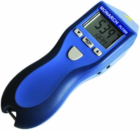 Monarch Instrument 6125-010 Monarch PLT200 Pocket Laser Tachometer 200 with N.I.S.T. with a NIST-Traceable Calibration Certificate with Data