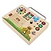 Julihai Sensory Toys, Wooden with LED Traffic Light, Develop ProblemSolving Skills, Fine Motor Skills for Toddlers and Kids