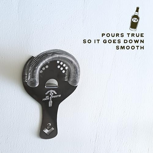 Hawthorne Strainer for Bartenders - Stainless Steel - Professional Cocktail Tool with Tight Coil - Durable Construction for High-Volume Bar Use - Thumbnail 3