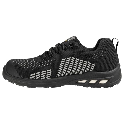 Image of SAFETY JOGGER Safety Shoe ECOFITZ S1 | Slip Resistant, 200J Steel Toe, Popcorn Technology, Lightweight, Anti-Static, Eco-Friendly Footwear | Size 08 UK /INDIA
