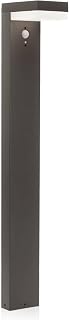 Lindby Lampade solari con sensore di movimento (Moderno) colore Grigio, in Acciaio Inox lampadina inclusa lampada solare giardino