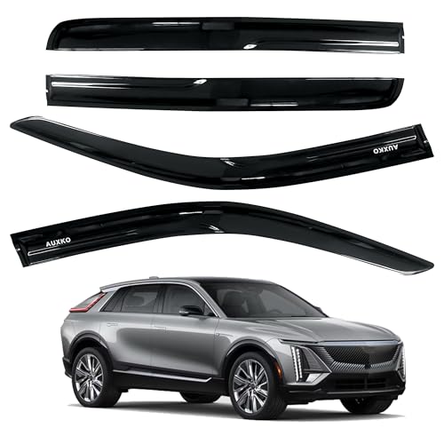 AUXKO Rain Guards for Cadillac Lyriq 2023-2025, Window Vent Visors