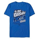 Back To The Future Young Men's Hoverboard Flyer Short Sleeve Tee Royal