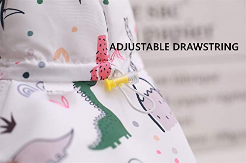 Baby Girls Wide Brim Sun Protection Hat Upf 50+,Foldable Baby Girl Boy Sun Hat (6-12 Months, Dinosaur) #TOP6