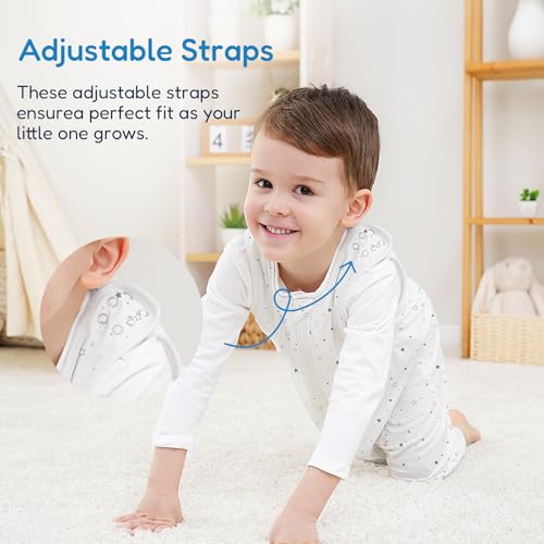 Image of TotAha Toddler Sleep Sack with Legs, 0.5 TOG Light and Soft Baby Sleeping Bag, Walker Sleep Sack for Babies 12-24M, 2T-3T