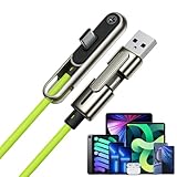 Generico Câble De Données 240W Support - Câble De Charge Rapide 240W Double Embout Latéral Pliable | Support 47,24 Pouces, pour Smartphones Tablettes Électronique