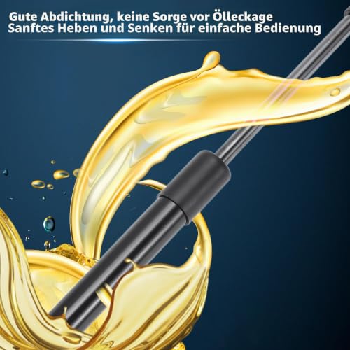 Motoforti 300mm/11.81\ Gasdruckfedern 22lb/100N/10kg Gasfedern Schwarz Kohlenstoffstahl 1 Stück RV Auto Werkzeugkasten Deckel Aufbewahrungsbox Abdeckung Schranktür Abdeckung