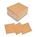 60 Pack Self-Adhesive Cork Squares - 4"x 4" Cork Backing Sheets Mini Wall Cork Tiles for Coasters and DIY Crafts