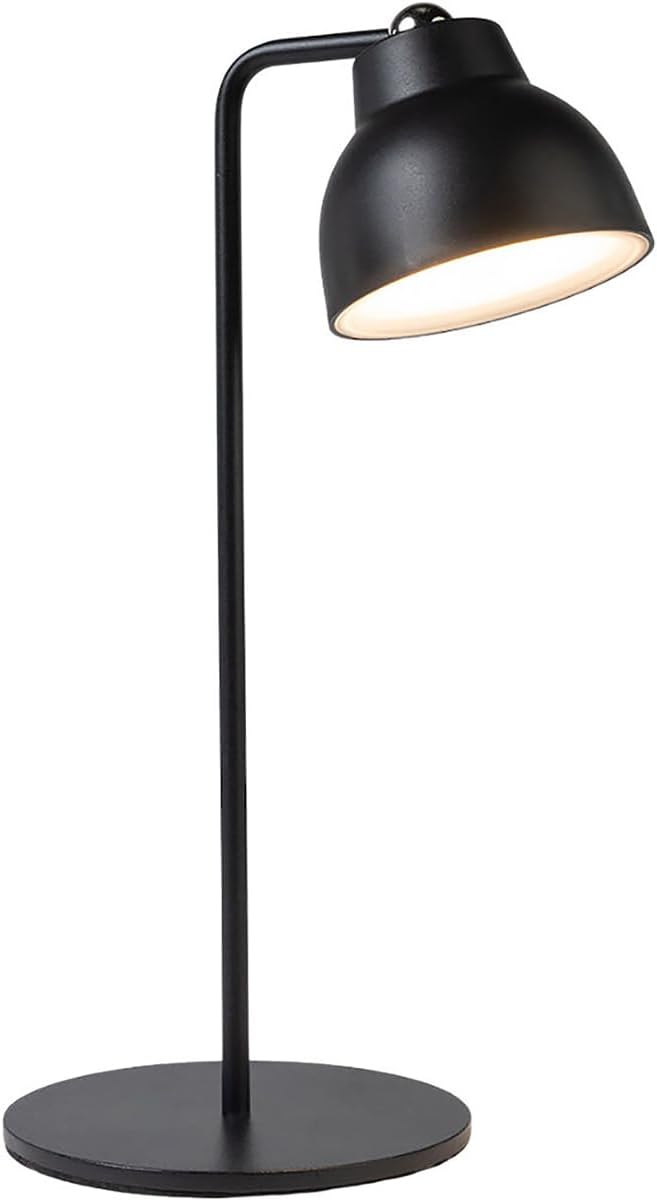 LUME CUBE Magnetic LED Reading Lamp with Modular Attachments – Rechargeable 1800mAh Battery, 3000K Warm Light and Touch Dimming for Desk, Wall, Clip-On and Hanging Use, Black