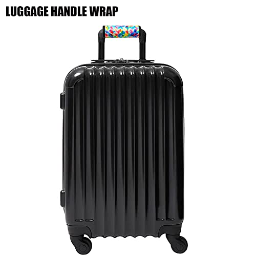 Careteilly Luggage Handle Wrap - Bright Luggage Identifers Suitcase Unique Neoprene Handle Wraps Luggage Tags For Suitcases Travel Accessories For Airport #TOP4