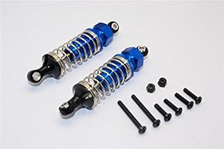 GPM for Tamiya TT02B Upgrade Parts Aluminum Front Adjustable Spring Damper (70mm) - 1Pr Set Blue