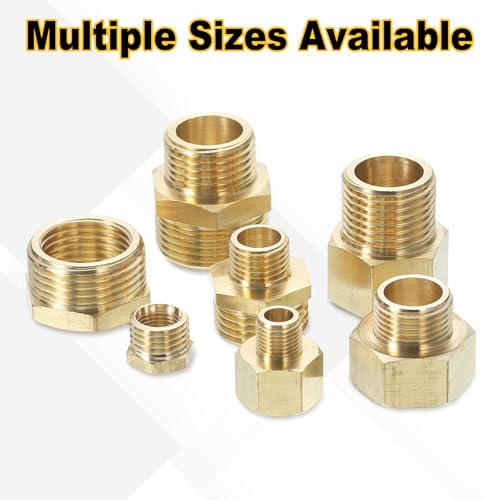 Casquillo hexagonal reductor roscado G1/2 para prolongar grifos en baños 5