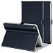 DTTO iPad Mini 1 2 3 Case, Premium Leather Folio Stand Cover Case with Multi-Angle Viewing and Auto Wake-Sleep Function, Front Pocket for Apple iPad Mini 1/Mini 2/Mini 3 - Blue