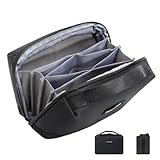 CADEAU PARFAIT : Ce sac de rangement électronique est disponible en deux couleurs, noir et rose. C'est un cadeau idéal pour les hommes et les femmes, parfait pour un usage quotidien comme les voyages d'affaires, le bureau et l'école.