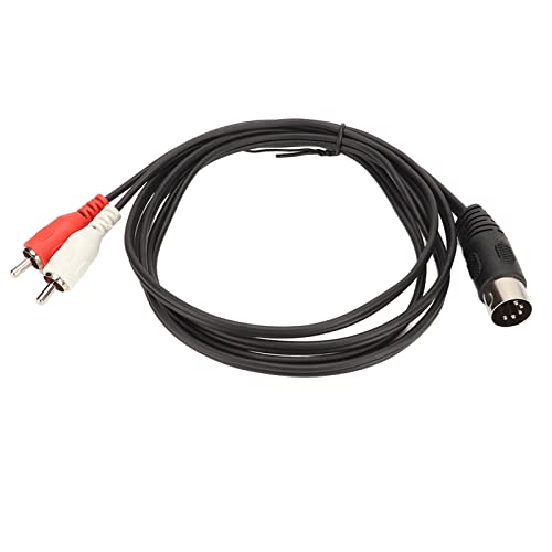 Equipaggiamento adatto: questo cavo da 5 perni a 2 vanta una vasta compatibilità, coprendo una vasta gamma di dispositivi audio comuni. Per un videoregistratore (registratore di cassette video), può trasferire agevolmente i segnali audio dalla videocassetta al dispositivo target, permettendoti di godere di un suono chiaro mentre rivivi vecchi ricordi.