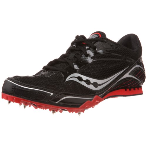 Saucony Velocity 4 (Black/Silver/Red) Scarpa Atletica Leggera Uomo (EU 44,5 US 10,5)