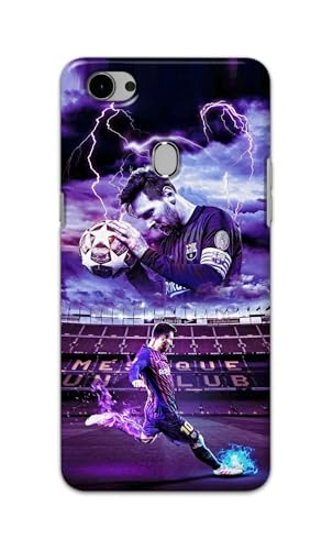 Image of Printed Hard Back Cover Case for Oppo F7 Back Cover (Famous Football Player) -1111
