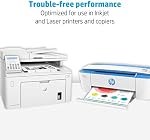 Papier d'Impression HP 8,5 x 11 Bureau 20 lb 1 Rame 500 Feuilles 92 Luminosité Fabriqué aux États-Unis Papier de Copie Certifié FSC Compatible HP 172160R