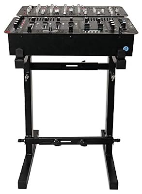 Rockville RXS20 Portable Mixer Stand - Folds Flat - Adjustable Height & Width!