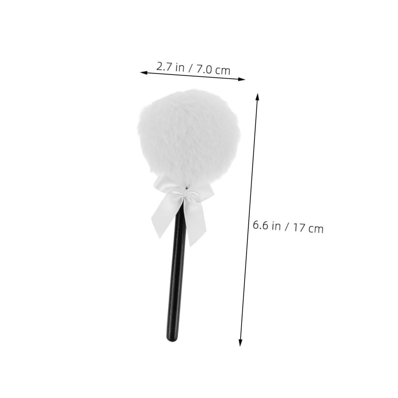 FOMIYES 2pcs Soft Makeup Lollipop Shape Face Powder Applicator for Body Powder Foundation