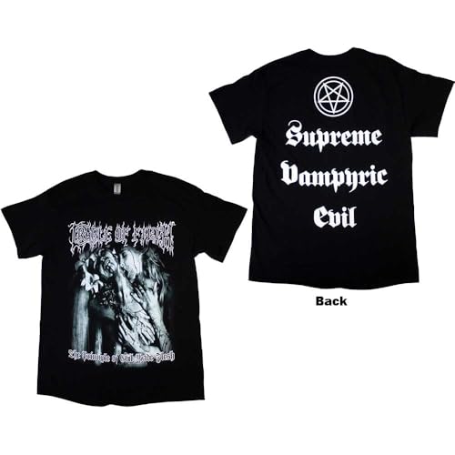 Cradle of Filth Supreme Vampiric Evil Official Tee T-Shirt Mens Unisex (Medium) Black