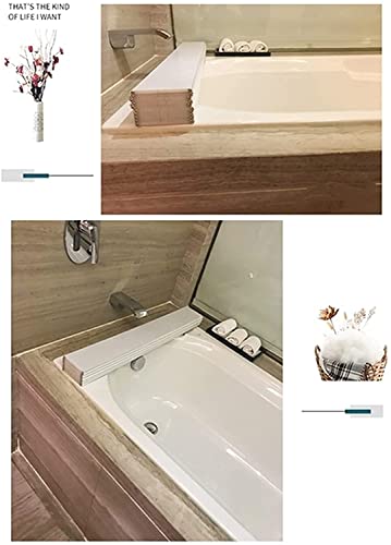 Support rangement baignoire JATIBOSH isolant pliable blanc - 4