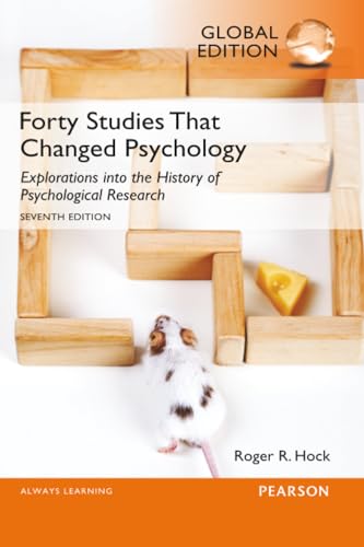 Forty Studies that Changed Psychology, Global Edition [Paperback] HOCK