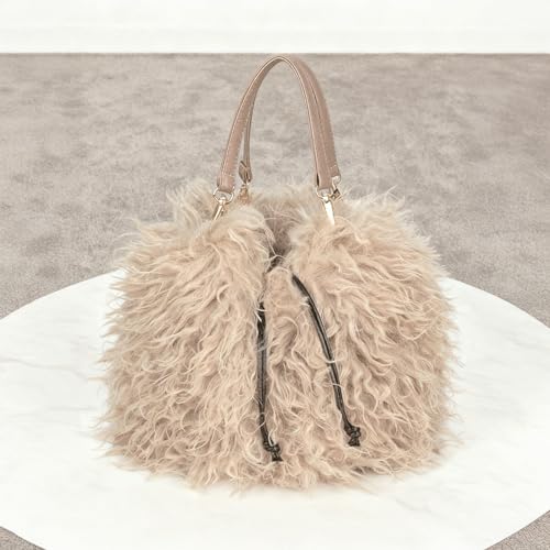 Bolso tipo Tote de piel sintética suave miniatura 3